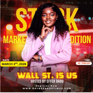Wall Street Is Us: 6-Weeks Virtual Masterclass — The ABC’s of the Stock Market (March 3rd - April 11, 2026)
